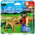 PLAYMOBIL Duo Pack Veterinaria + Potro PLAYMOBIL