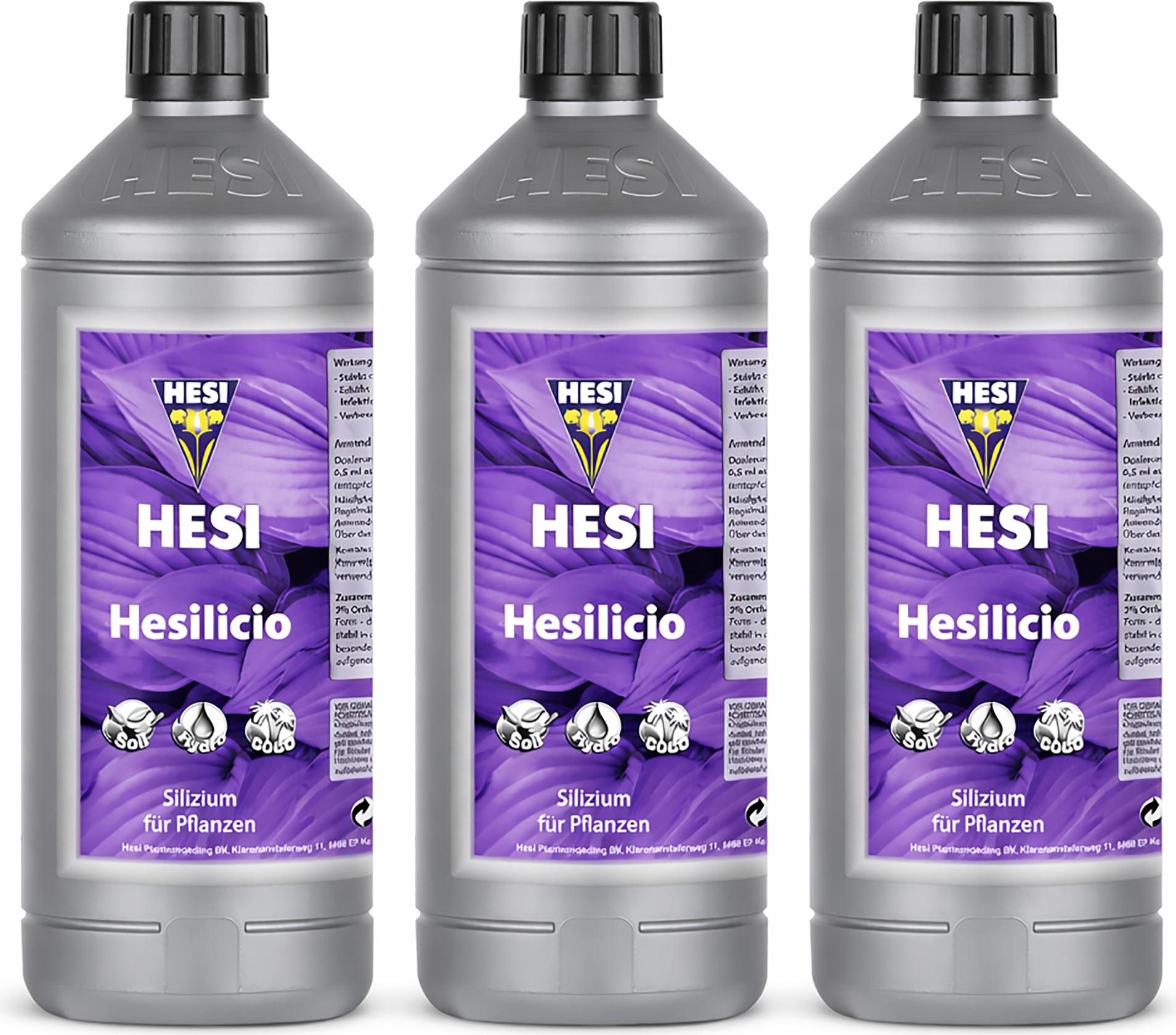 3 x 1 Liter HESI Hesilicio Silizium-Booster