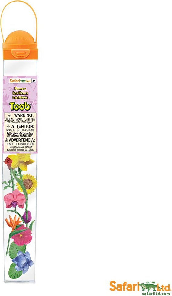 Safari Ltd 682904 Blumen (8 Minifiguren) Serie Themengebiet