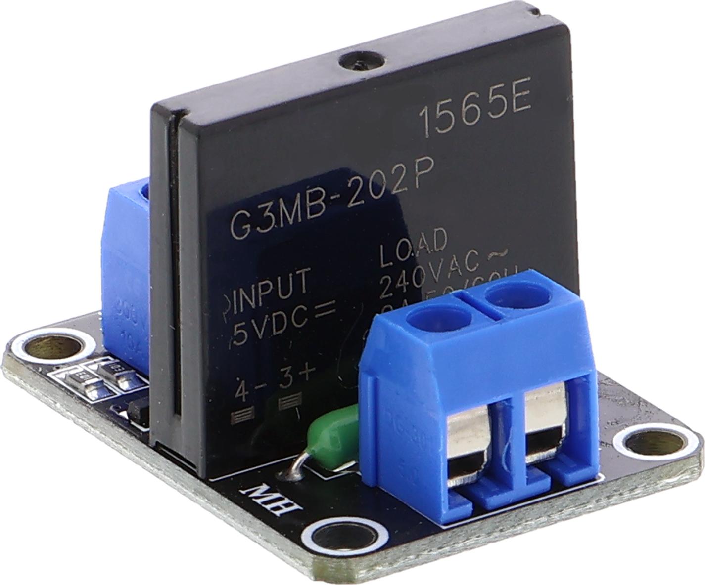 Funduino Relaiskarte, Solid State Relais - 1 Kanal, 5V