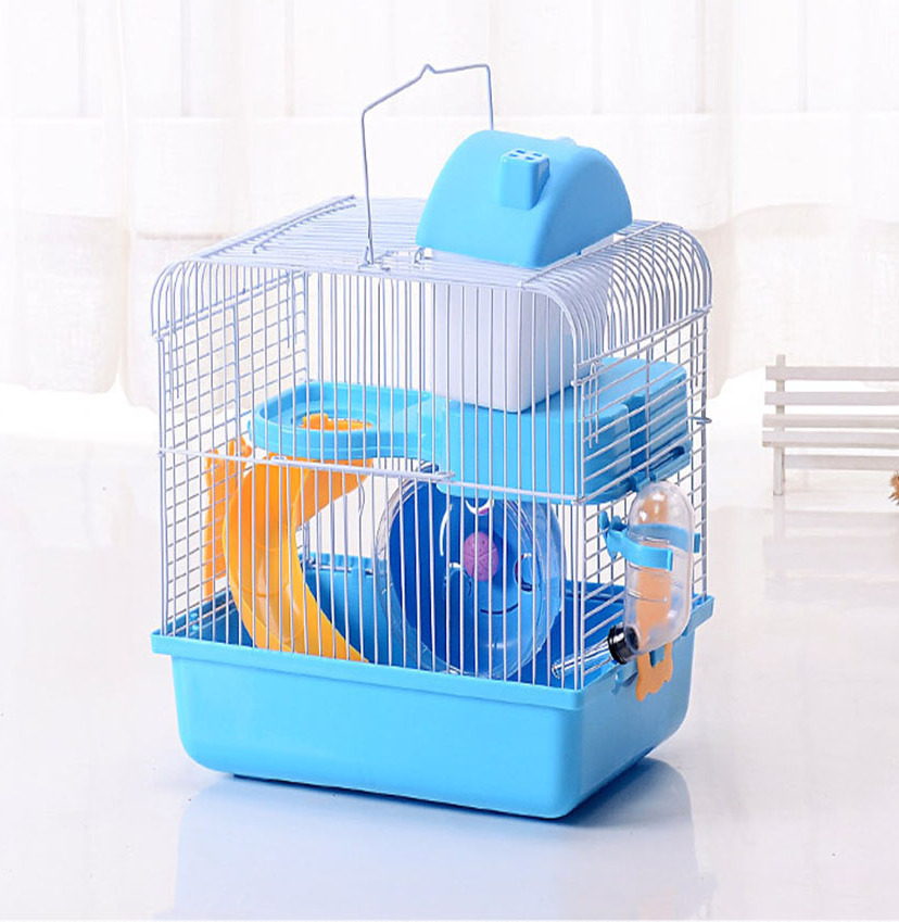 Mmgoqqt Käfig für Hamster oder Mäuse Kleine Nagetiere,Blau Kau-LAHXYDBKF-221121077