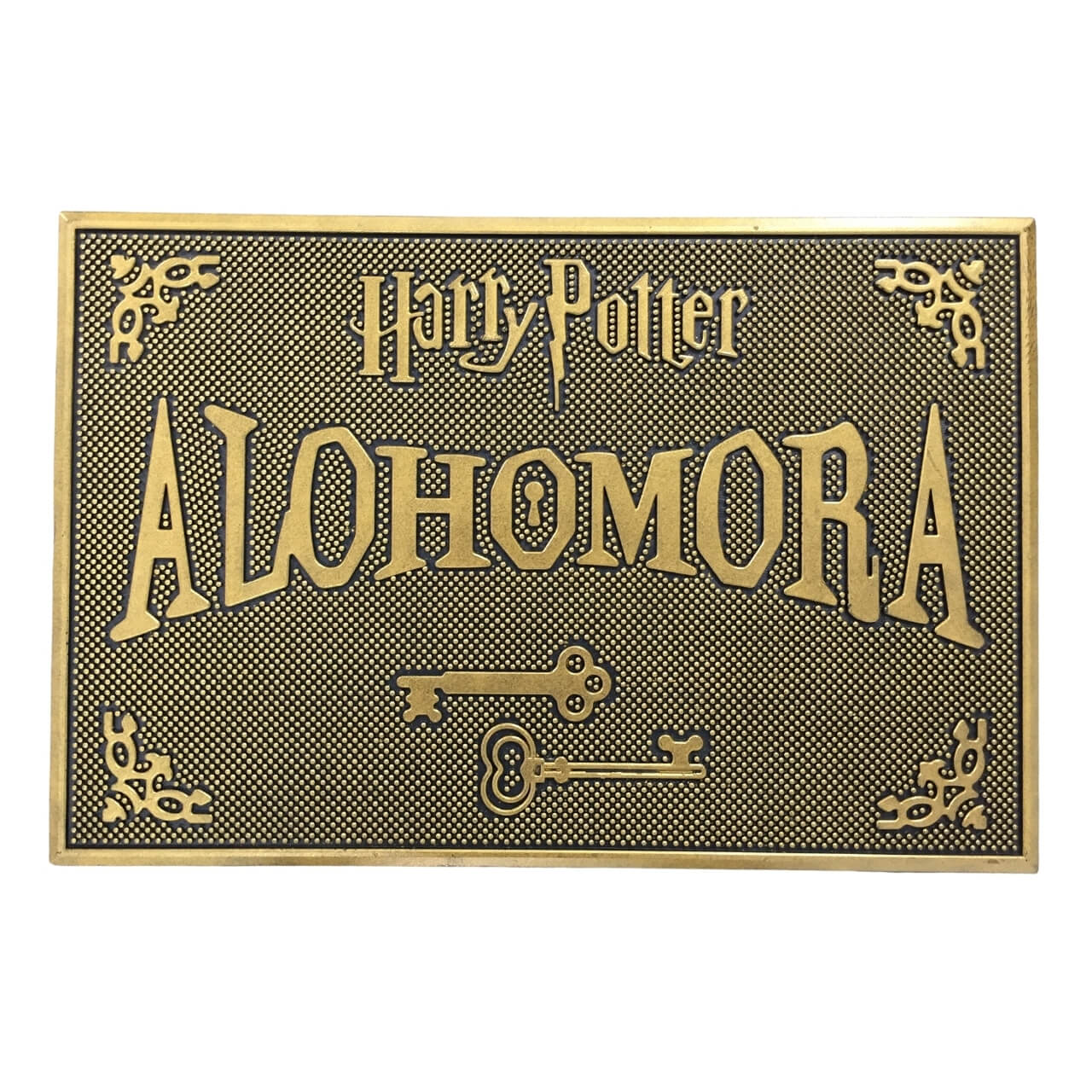 Harry Potter Material Kokosfaser Türmatte Alohomora Fußmatte Größe 60 x 40 cm 