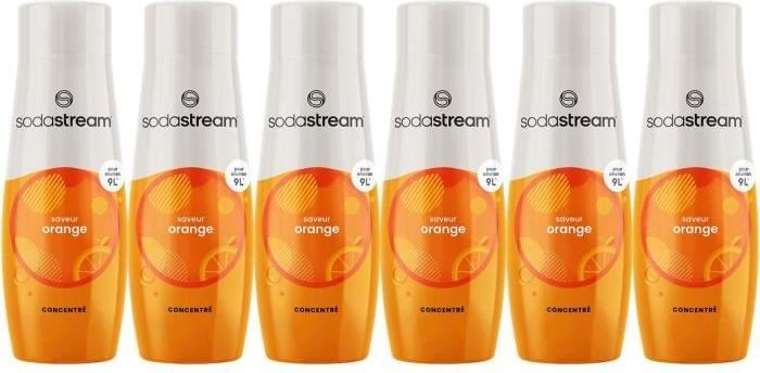 SodaStream Konzentrate – 6er-Pack Orangenkonzentrate – Bis zu 54 l Getränke – 440 ml SOD7290116748740