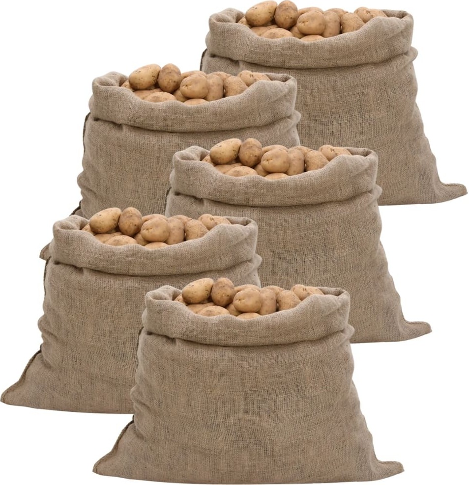 Syfax Jutesäcke 5 Stk. 100 x 110 cm 100 % Jute 220 g/m² 459155781
