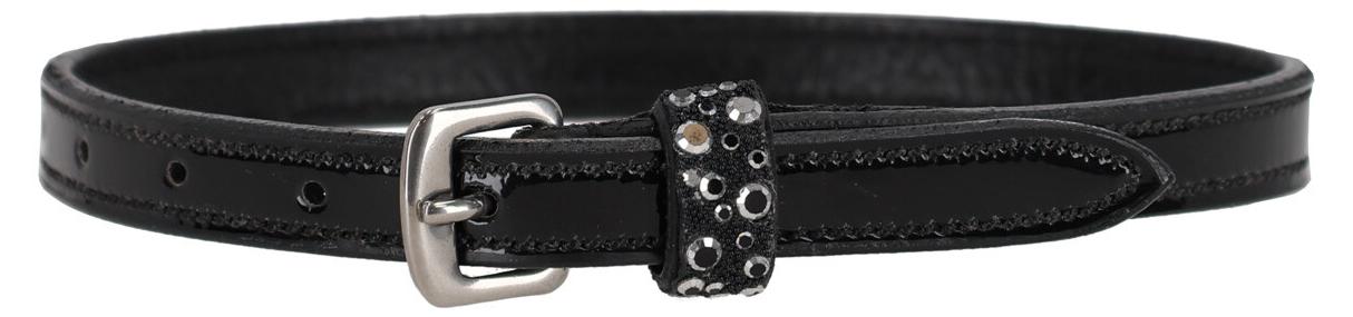 QHP Sporenriemen Lagos schwarz, QHP17_Gr.:0 NEW-67186