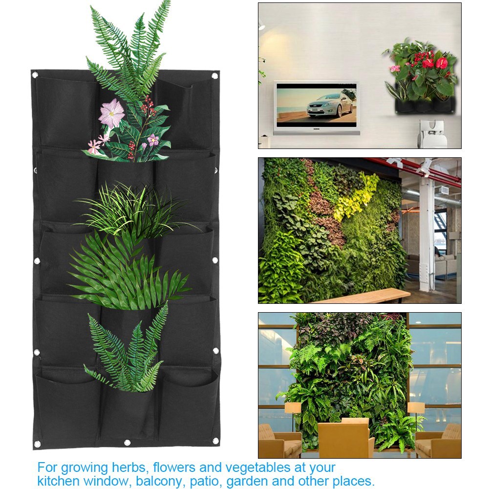 Cocosity Plant Grow Bag, Plant Bag, Grow Bag, Wall Plant Bags, Wall Hanging Plant Bag, Plant Grow Container, Pocket Planting Bag