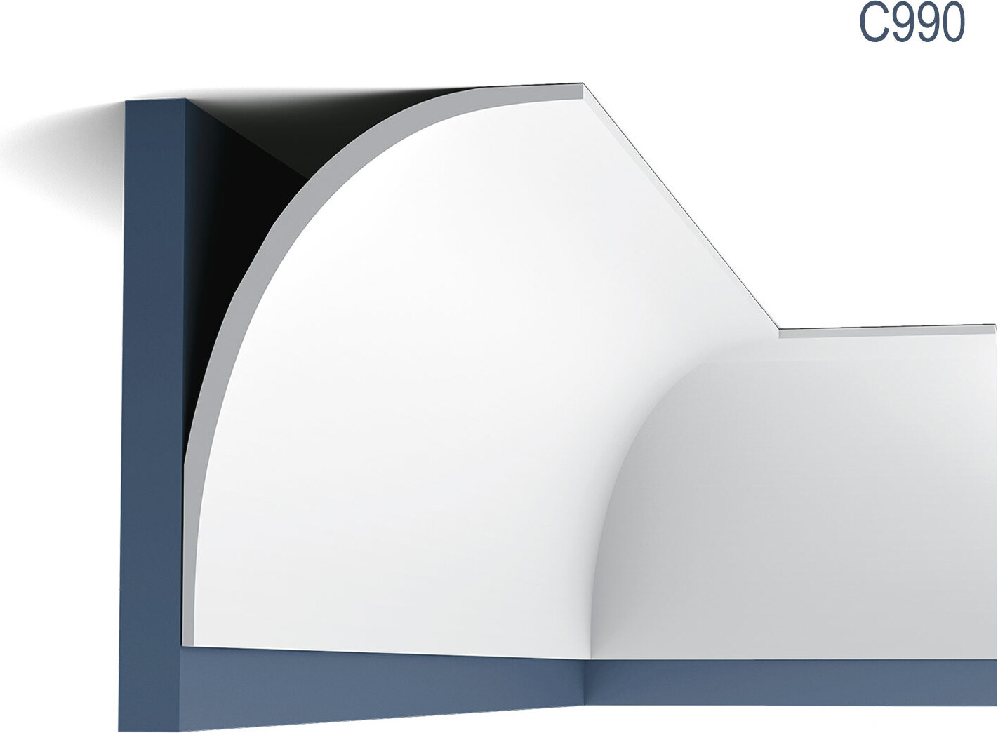 Orac Decor C990 LUXXUS Stuckprofil Stuck Gesims Eckleiste Deckengesims Profil 2m