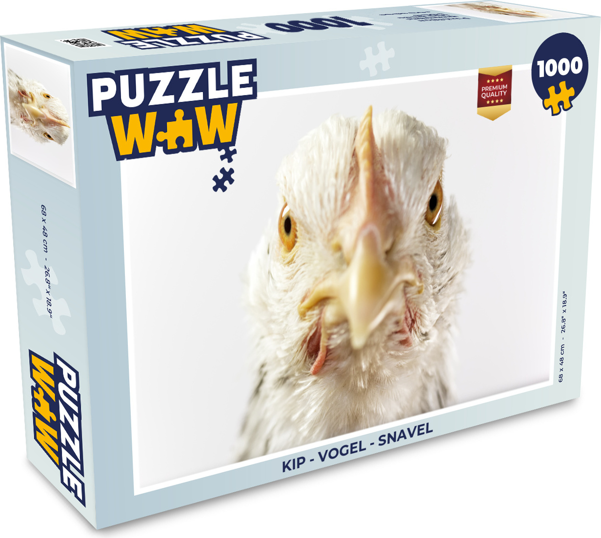 MuchoWow® Puzzle 1000 Teile Huhn - Vogel - Schnabel - Erwachsene - Rätsel 136|17301862
