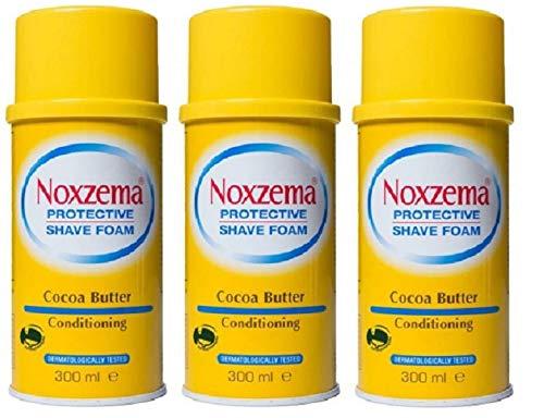 3x Noxzema Shaving foam Cream seife Rasierschaum Cocoa Butter 300ml IG-NSKU-0082
