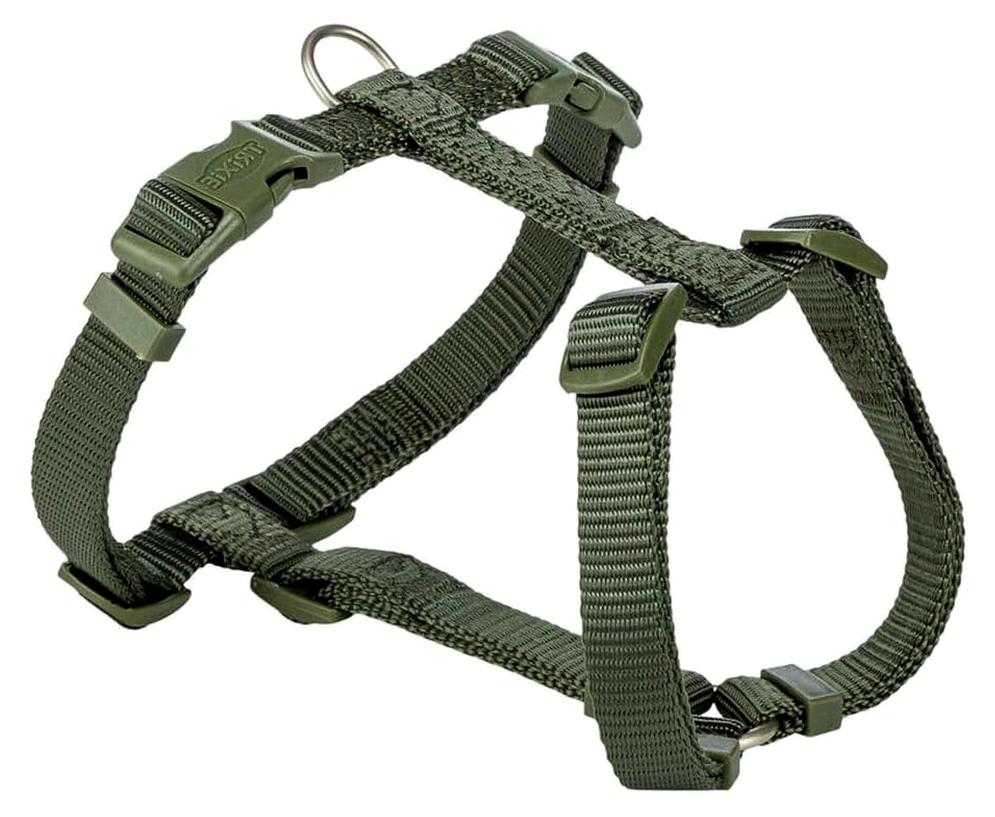 Markenlos Premium Geschirr, XS-S, 30-44 cm/10 mm, Olivgrün