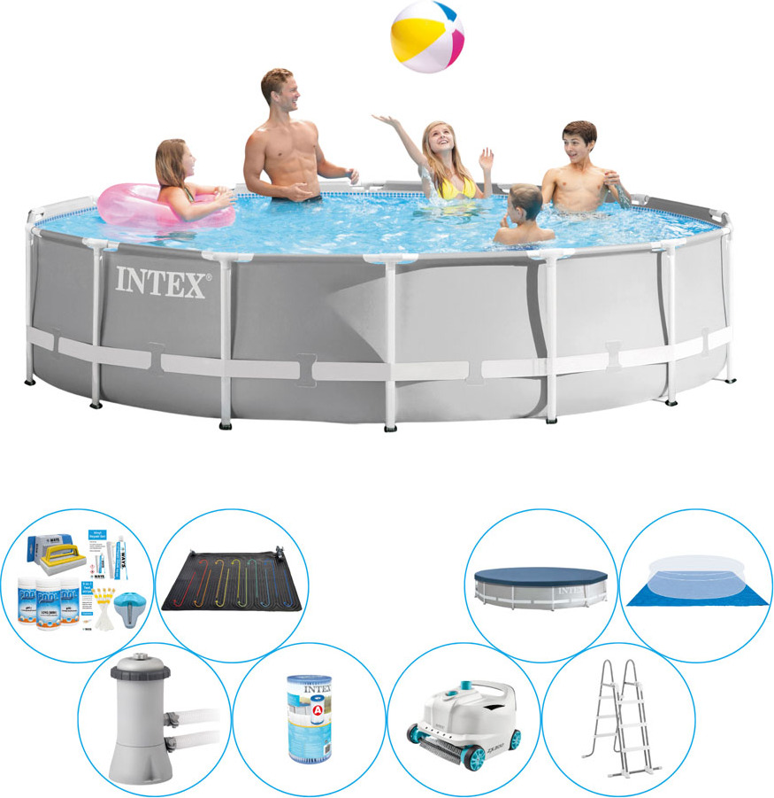 Kombinovaný bazén - Intex Prism Frame Round 427x107 cm