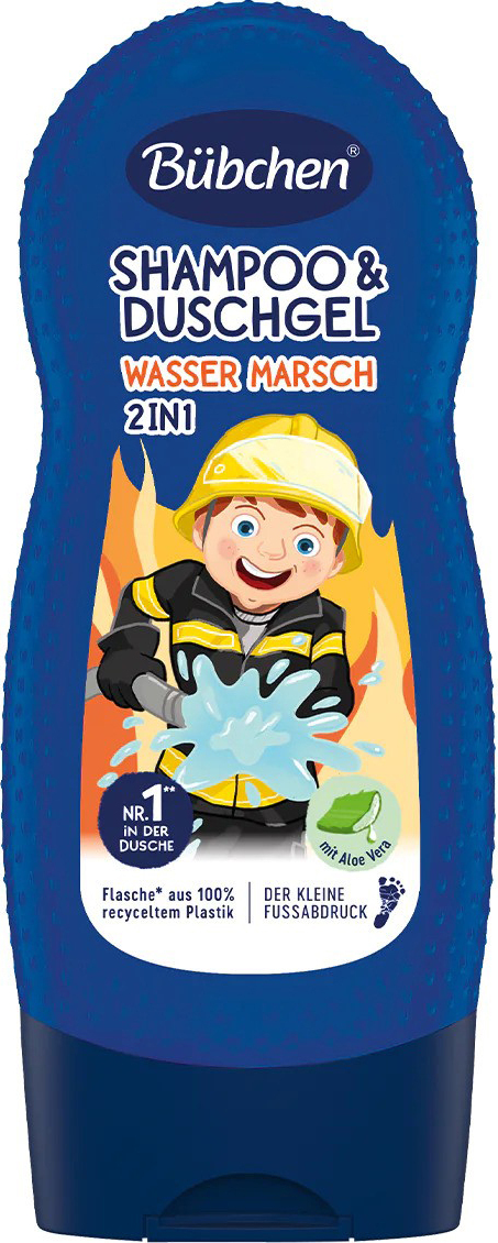 Bübchen Šampón a sprchový gél Water March 2v1 od 3 rokov 230ml