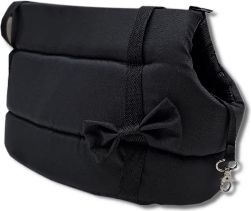 Pookie Hundetasche Beige 50x24x26cm - Tragetasche Mit Fleece & Sicherheitsleine