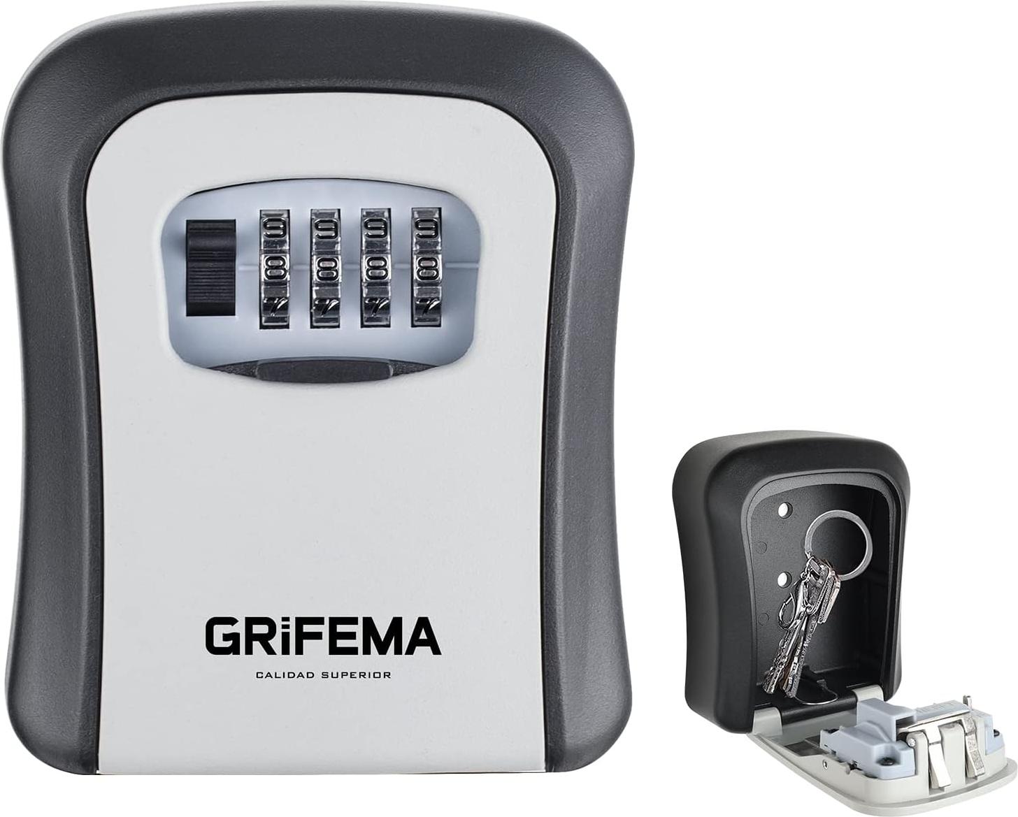 Markenlos Schlüsselbox mit Code für draußen - Schlüsselkasten - Schlüsselbox mit Code - Schlüsselbox für draußen - Schlüsselbox - Schlüsselkästchen mit Zahlenschloss - Must-Have für dein Zuhause!