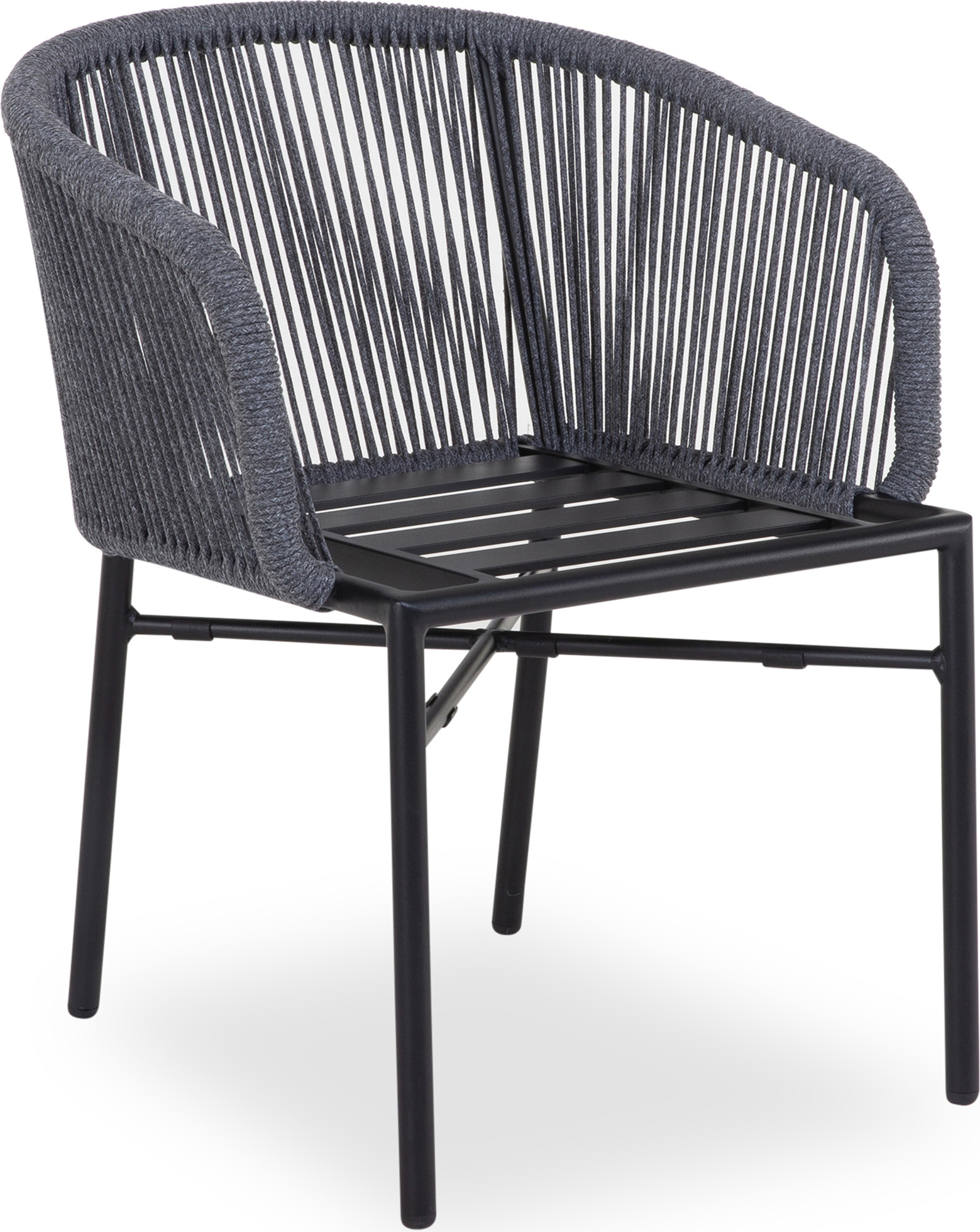 SANSIBAR Living Gartenstuhl SANSIBAR KOPENHAGEN BHT 59x75x64.50 cm grau Stapelstuhl 999974