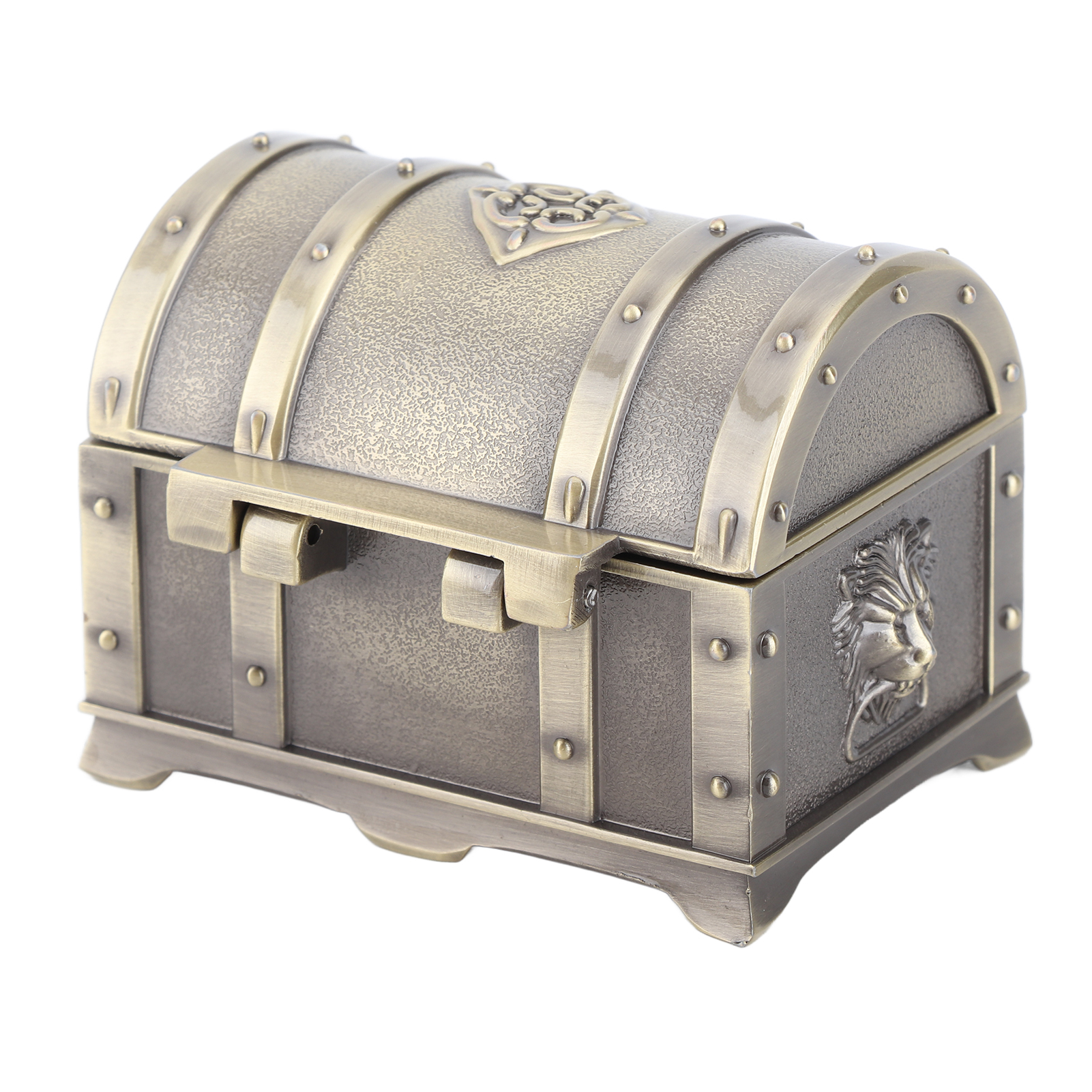 Cocosity Aufbewahrungsbox,Schmuckkästchen,Schmuckkoffer,Dekorative Box,Metall-Schmuckkästchen,Antike Box