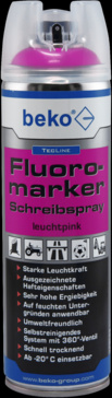 beko Gmbh TecLine Fluoromarker Schreibspray 500 ml LEUCHTBLAU DE/IT/FR Beko-29439500