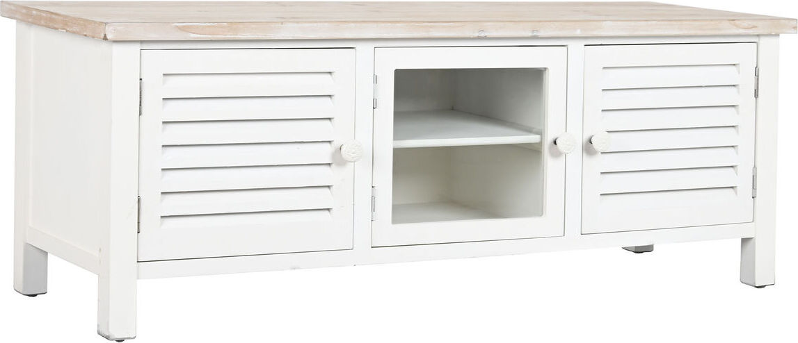 TV-Möbel DKD Home Decor Tanne Weiß Holz MDF 120 x 40 x 45 cm METI_MB205544
