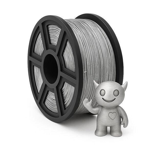OWL 3D Drucker Filament PLA Silber 1,75 mm – edel & leicht druckbar