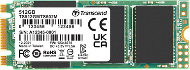 Transcend MTS602M - 128 GB - M.2 - 530 MB/s - 6 Gbit/s
