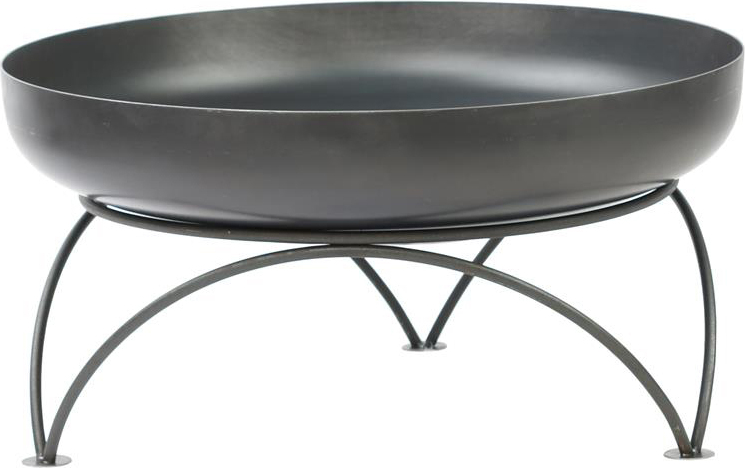 Feuer-Anker Feuerkorb Feuerschale Garten Pan 8 Feuerstelle 60 70 80 cm Schwarz Feuer : E00456-60cm