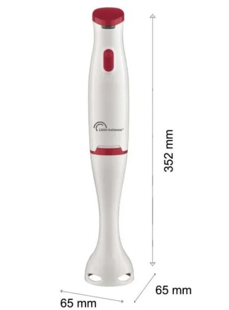 Stabmixer LITTLE BALANCE Easy Soupe – Suppen, Smoothies, Saucen, Kompotte – Spritzschutz