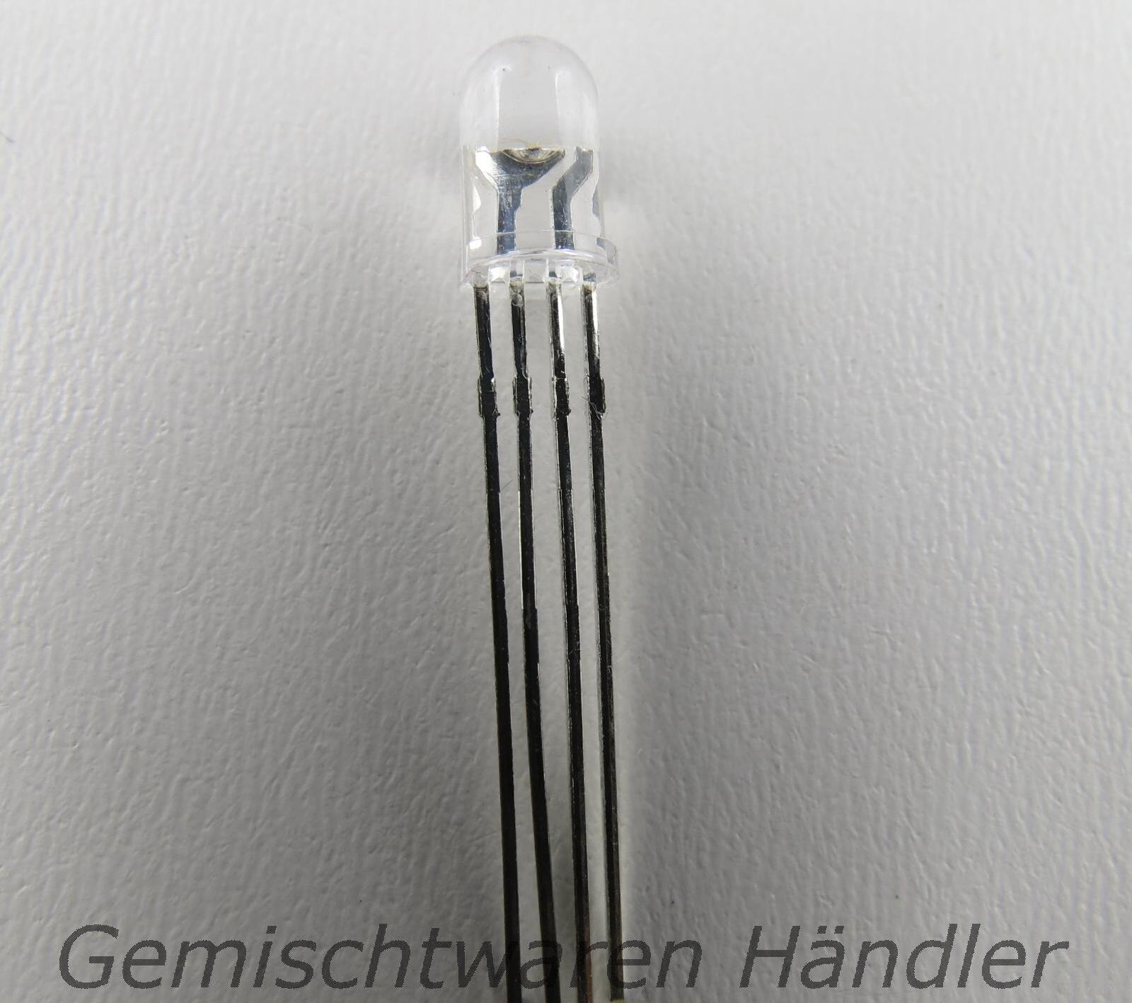 TNE 1x RGB LED 4 pin rot grün blau 5mm glasklar 259