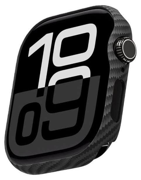Pitaka AWB2401, Hülle, Smartwatch, Schwarz, Grau, Apple, Apple Watch Series 11/10, Aramid