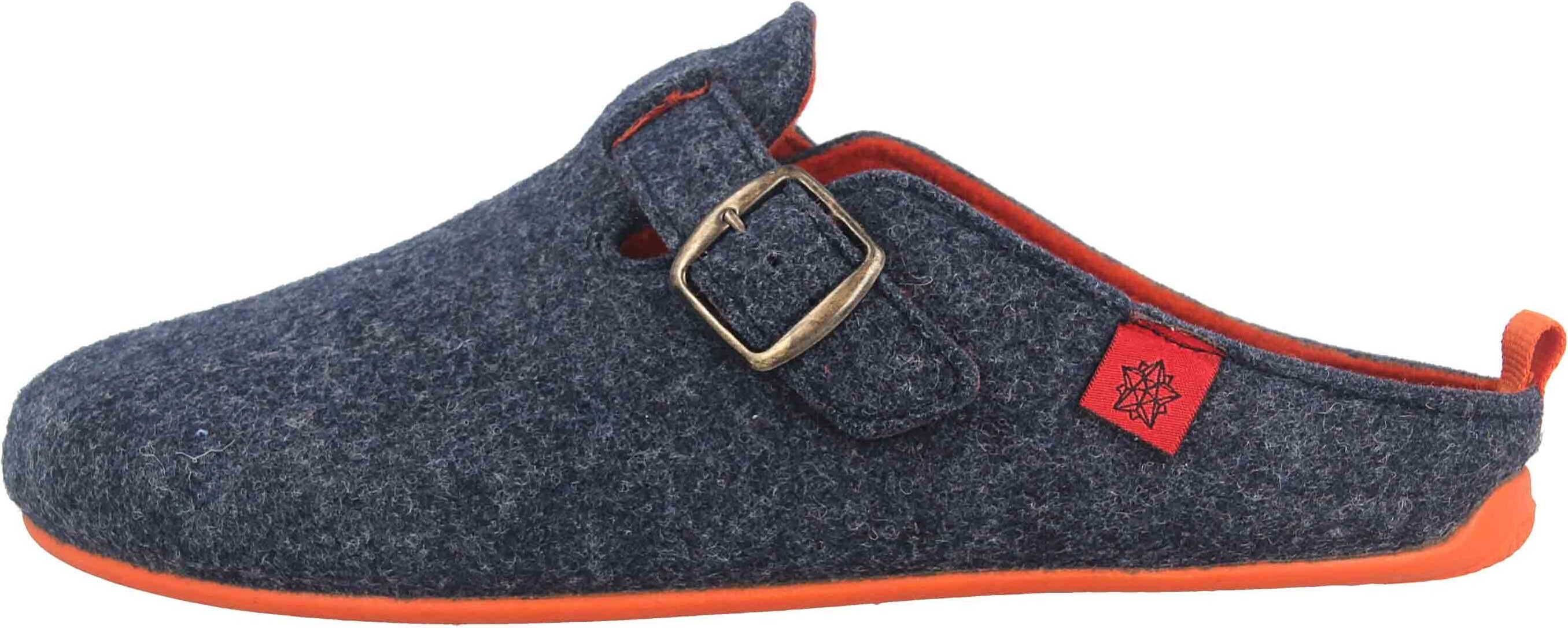 Andres Machado dreváky a papuče v plus veľkostiach Blue Val Blue Orange/ Pánske veľké pánske topánky