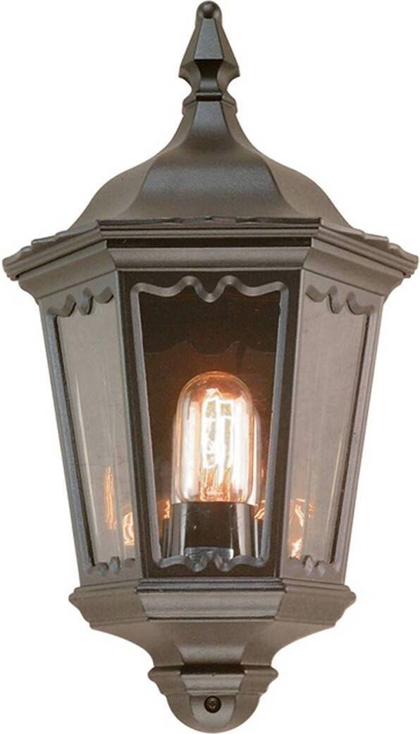 Elstead Lighting Elstead Medstead Außen-Wandleuchte E27 45cm Schwarz IP43 MD7-BLACK