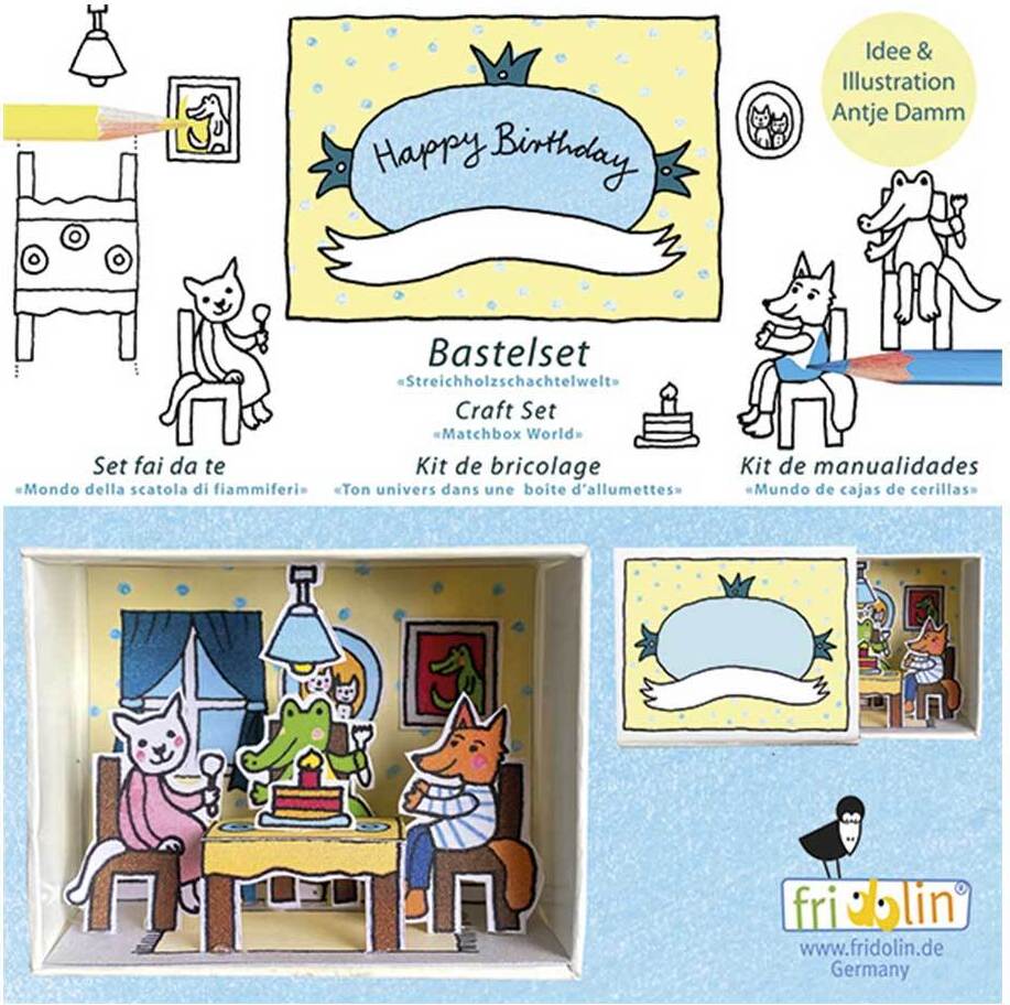 fridolin - Bastelset - Geburtstagstafel 11112