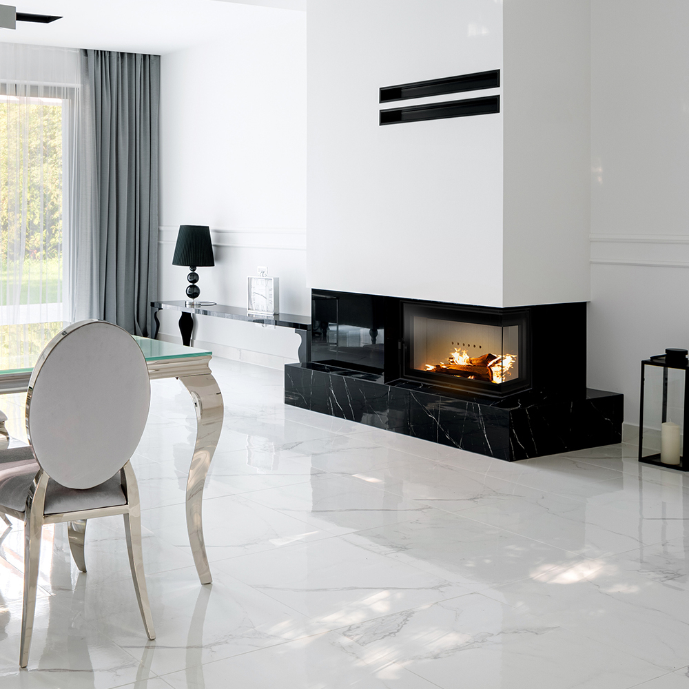 Oceľový krb Lucy Slim Rightosed 10 kW Ø 160