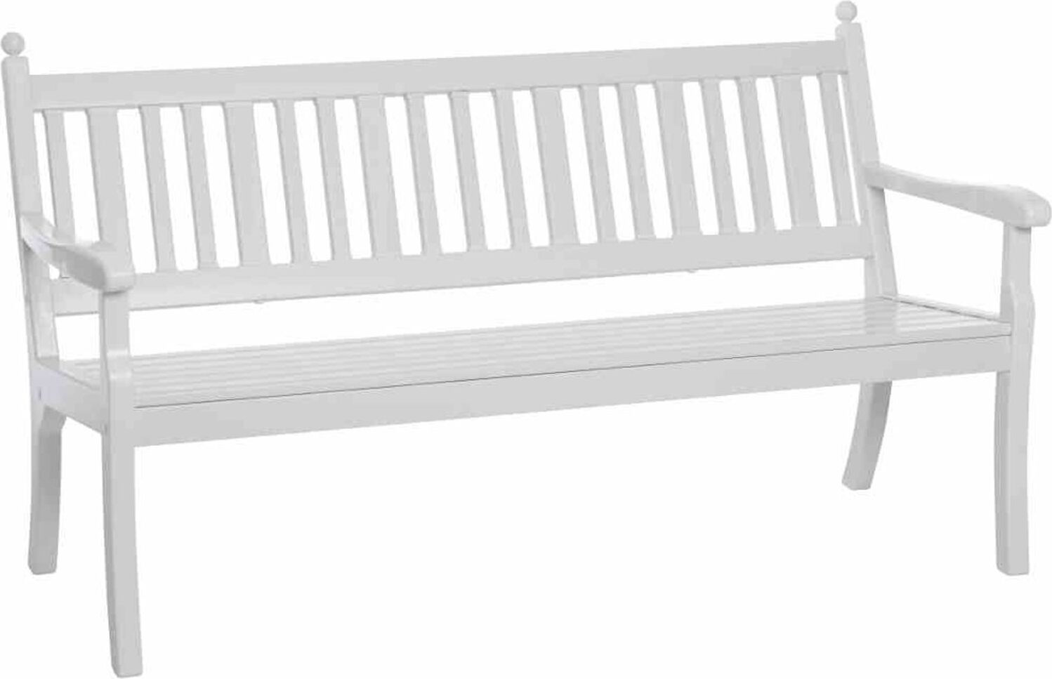 BLOME Hohenzollern Bank 160, ws 160cm, weiß, Vollkunstst.