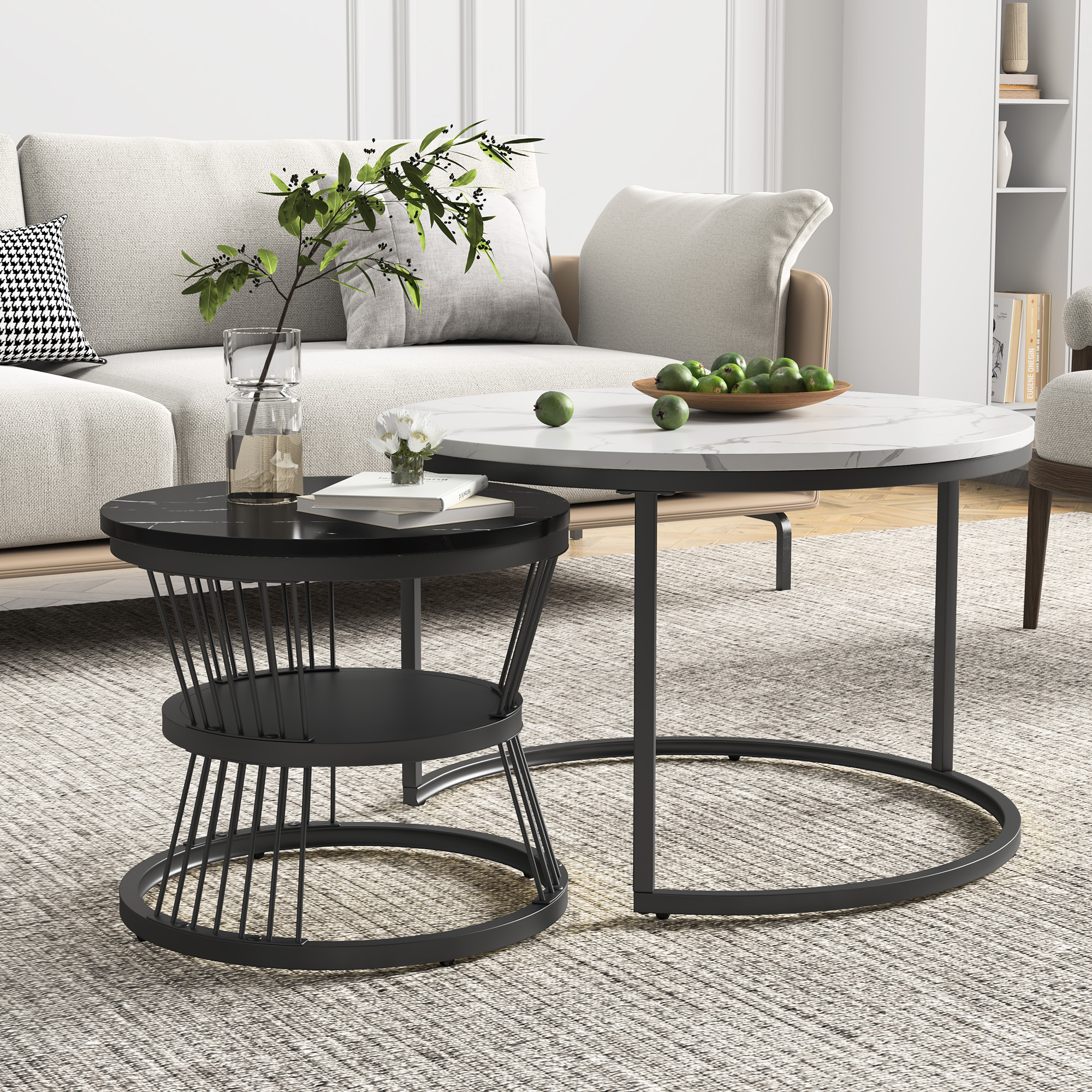 wayfair couchtisch DELIFE Anaya, Akazie Natur 100x50, Gr. 100 cm x 35 cm x 50 cm Finebuy couchtisch