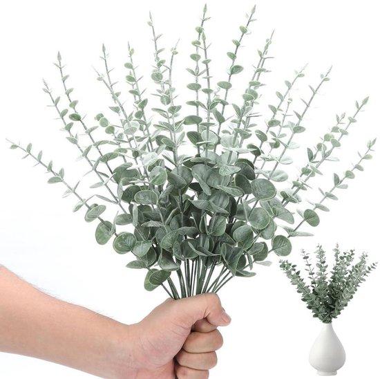 OEM Kunstmatige Eucalyptusstengel, 30 Stück, 38 cm, Zinnia-Groß, für Garten, Party, Hausdekoration 2026