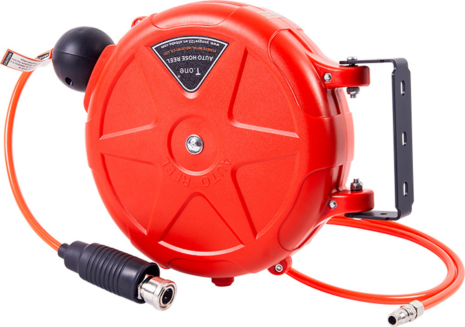 Aibecy Gartenschlauchaufroller 10m Ø8mm automatische Schlauchtrommel Wand-Schlauchbox, Selbstverriegelungsfunktion, Autowaschanlage, Gartenbewässerung