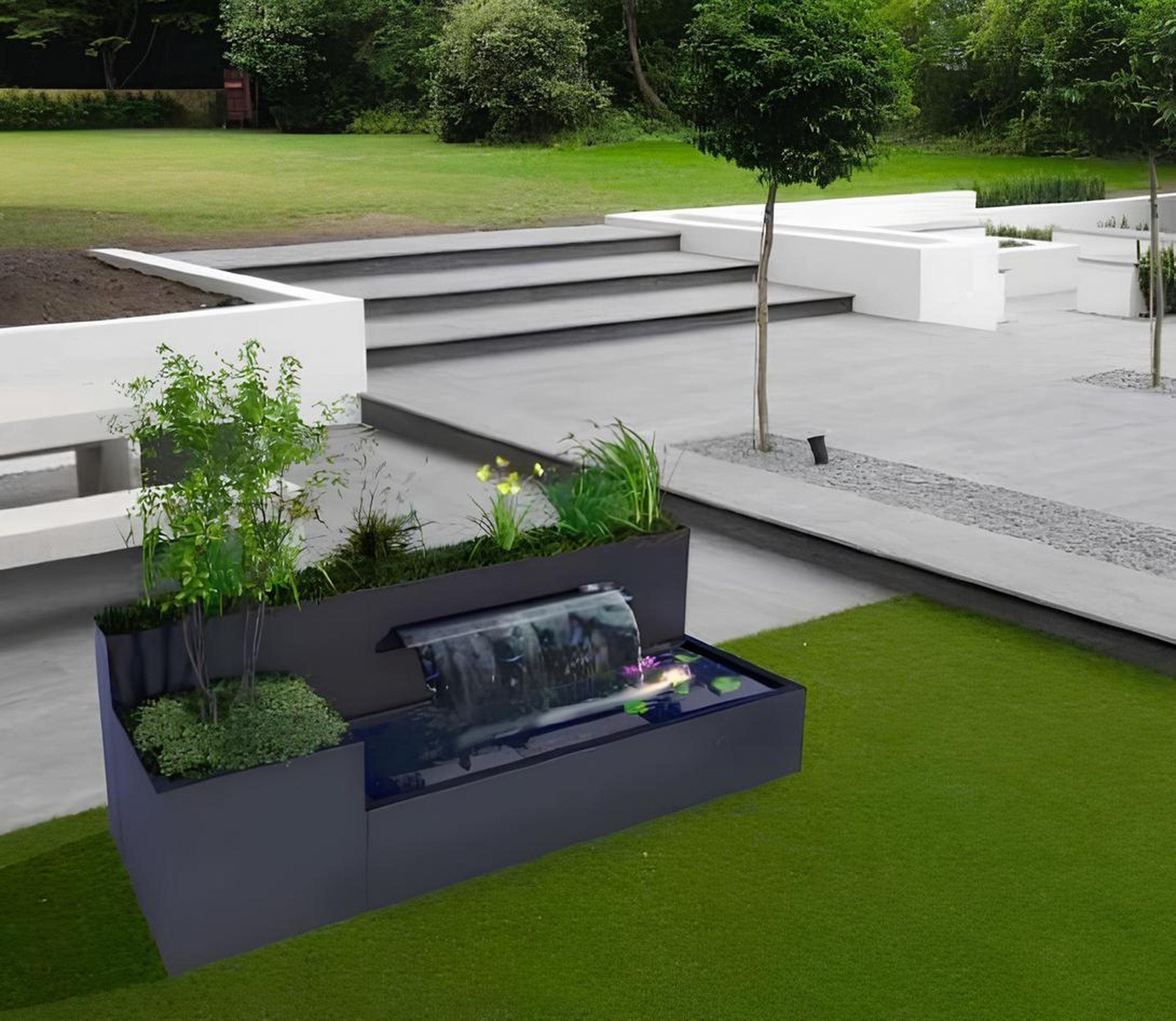 AEA Außenwasserfall Wasserfall Dekowasserfall Gartenwasserfall Wasserspiel