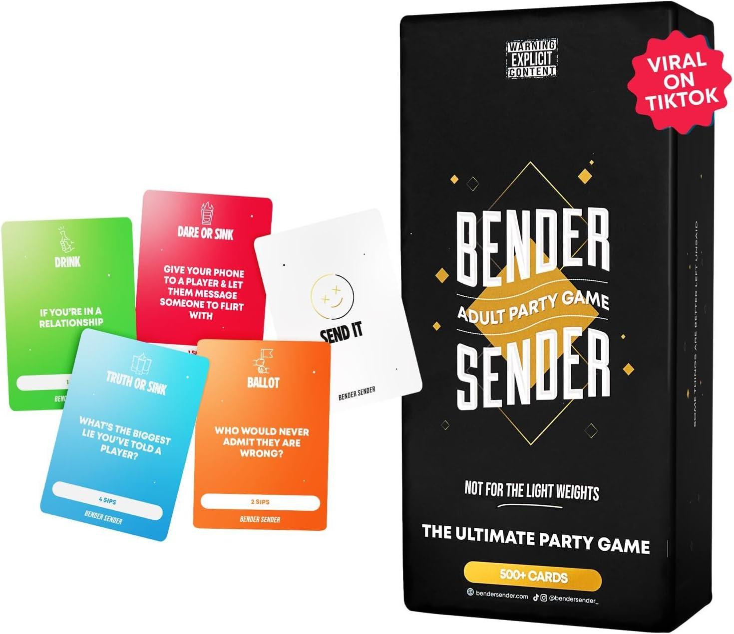 OEM Bender Sender Erwachsenenspiel für Partys - Lustiges Spiel für Partys 18+