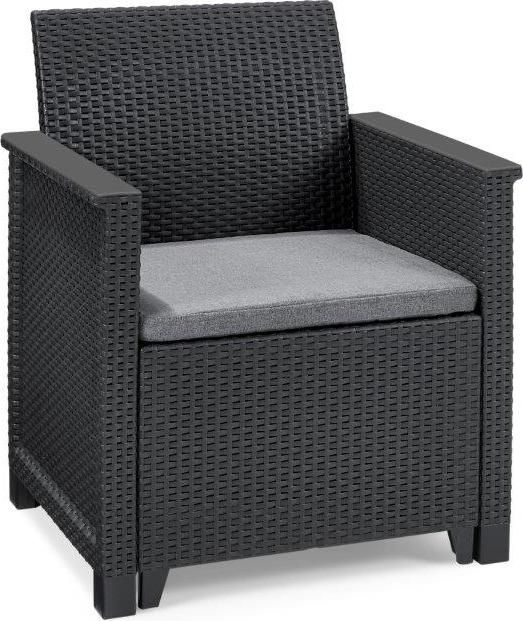 Gartenstuhl Keter Elodie graphit 2 Stück