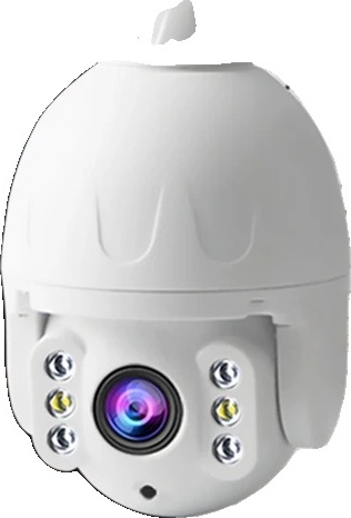 Vonkajšia monitorovacia kamera, funkcia 360° otáčania/nakláňania, plne farebné nočné videnie, 8mp, zástrčka EÚ