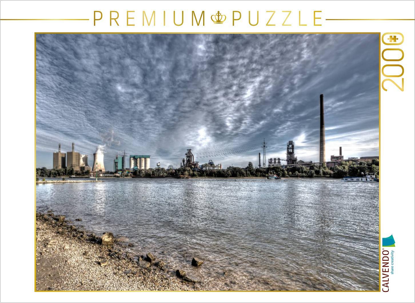 CALVENDO Puzzle RKM 770 Friemersheim - Wanheim 2000 Teile Puzzle quer | 2000 Teile Lege-Größe 90x67cm Foto-Puzzle für glückliche Stunden