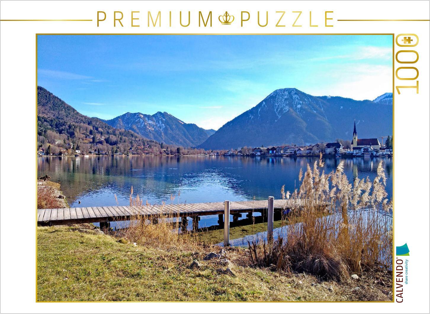 CALVENDO Puzzle Bootssteg | 1000 Teile Lege-Größe 64x48cm Foto-Puzzle für glückliche Stunden
