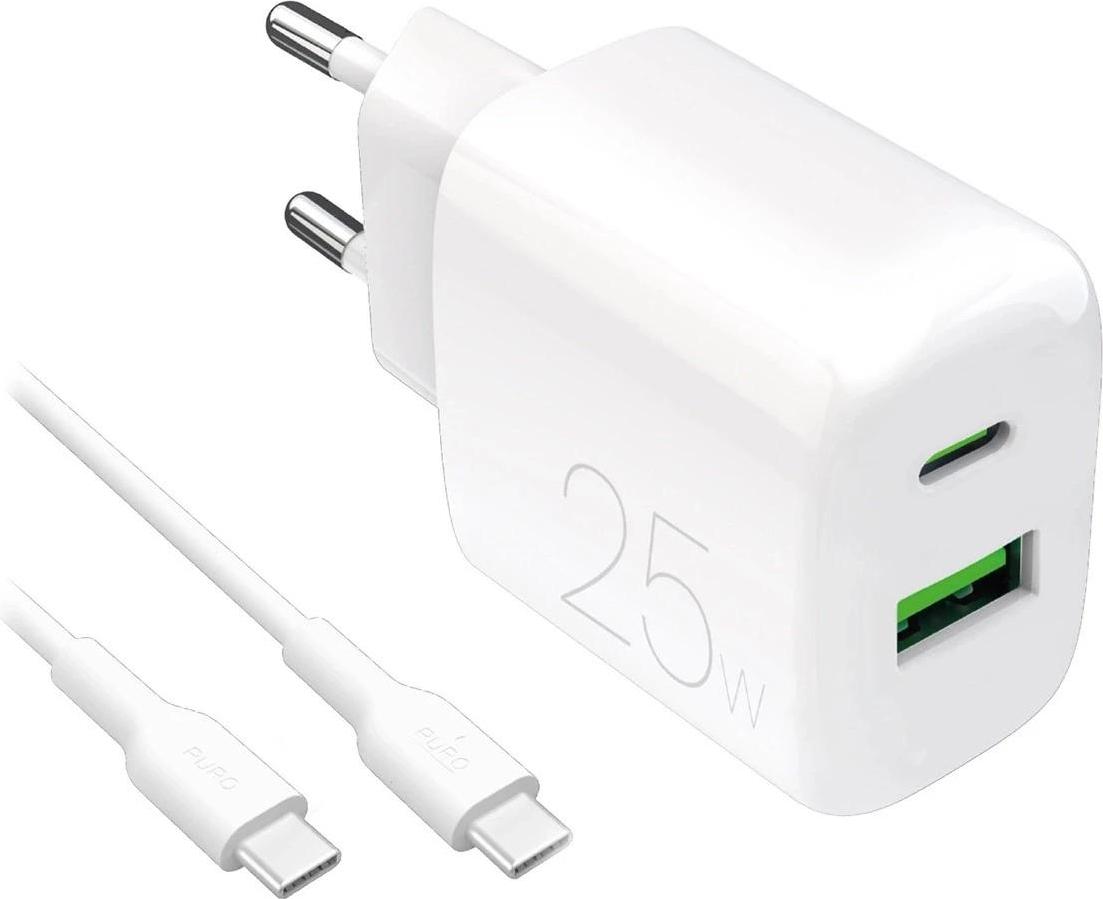 PURO PUTCUSBAC25WDYKCCWHI, Vnútorný, AC, 1,2 m, Biela