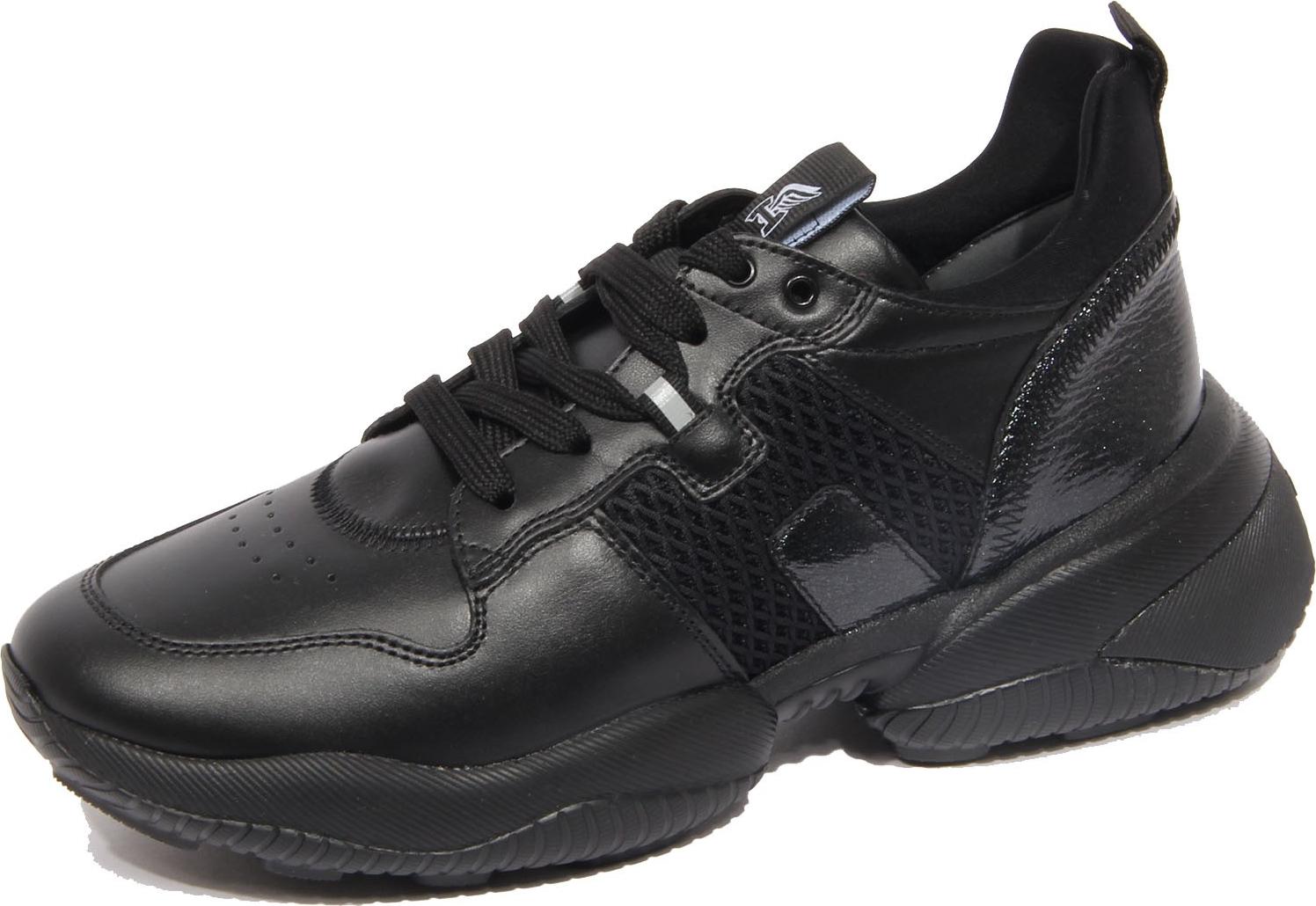G2548 sneaker donna HOGAN INTERACTION black shoe woman