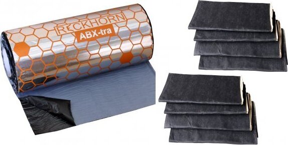 Reckhorn 1 x ABX-tra 2,5 mm Alubutyl und 1 x DV-10 Dämmvlies 8 Matten