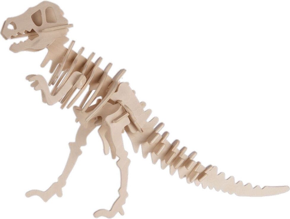 Marabella Dinosaurier 3D Holzpuzzle Apatosaurus Stegosaurus Triceratops & Tyrannosaurus, Motiv:Tyrannosaurus 76/6045 Tyranno