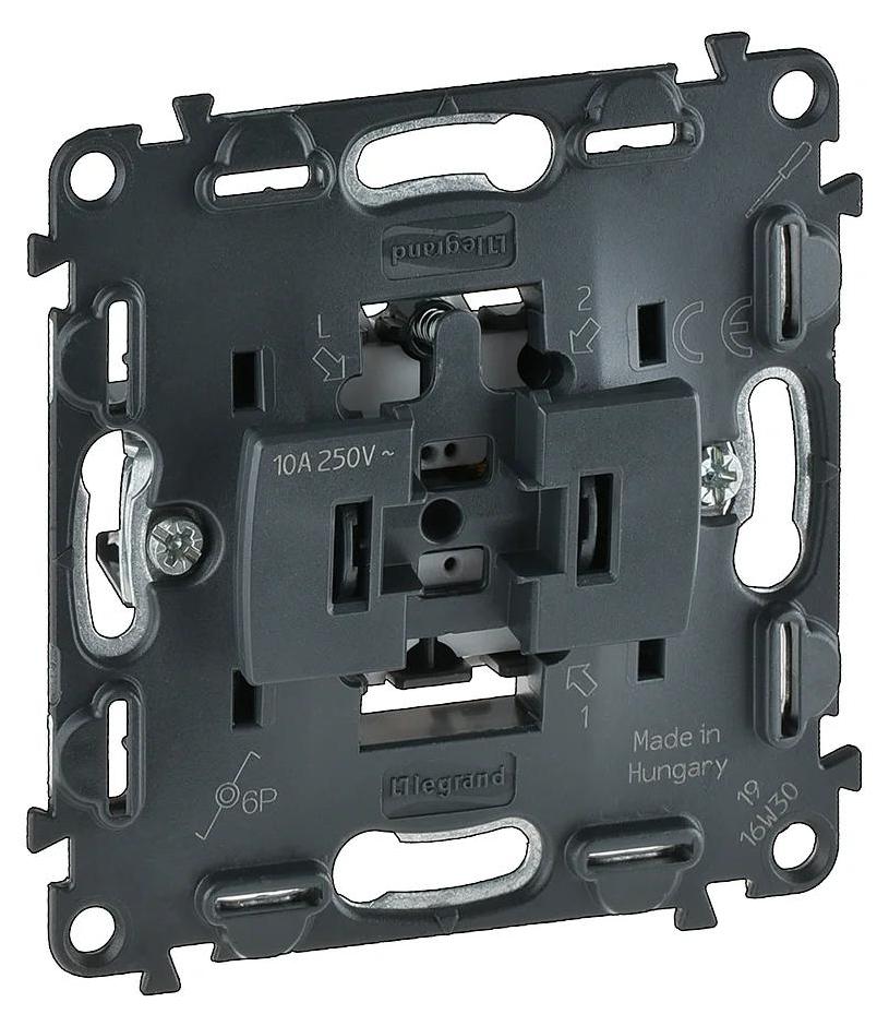 Legrand Einsatz IN’MATIC, Taster, Wechselkontakt, 10A, 1 Stk. 752012