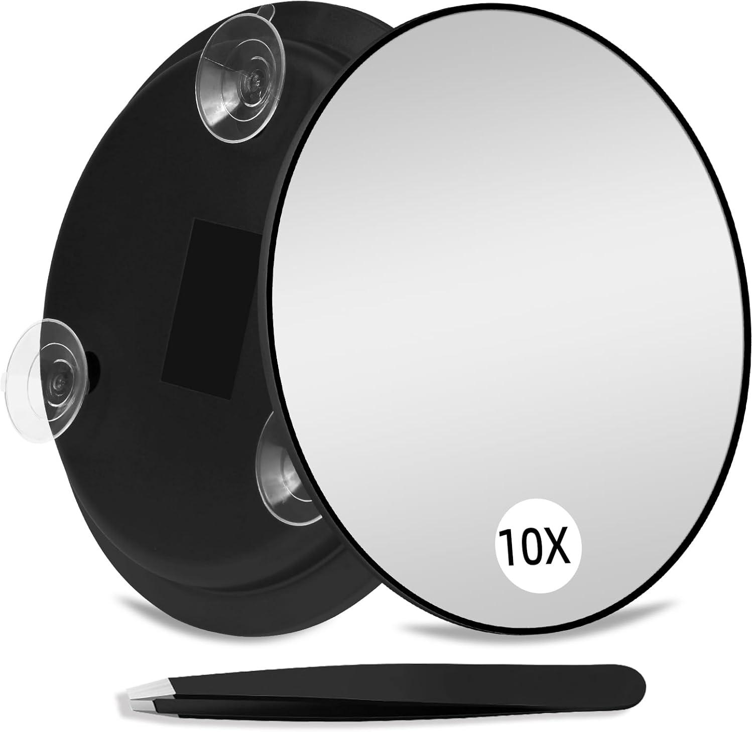 Einemgeld 10-fach vergr??ernder Spiegel, 3 Saugn?pfe, hohe Vergr??erung, Pinzette K-PCKF-20260409-149