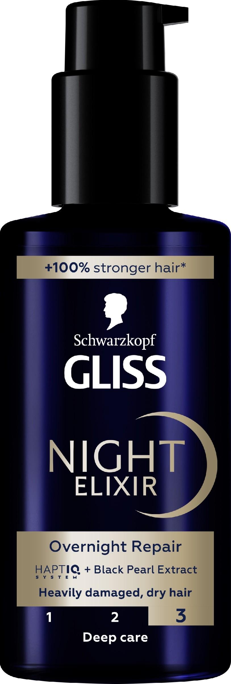 SCHWARZKOPF Gliss Overnight Repair Serum fr geschdigtes Haar 100 ml