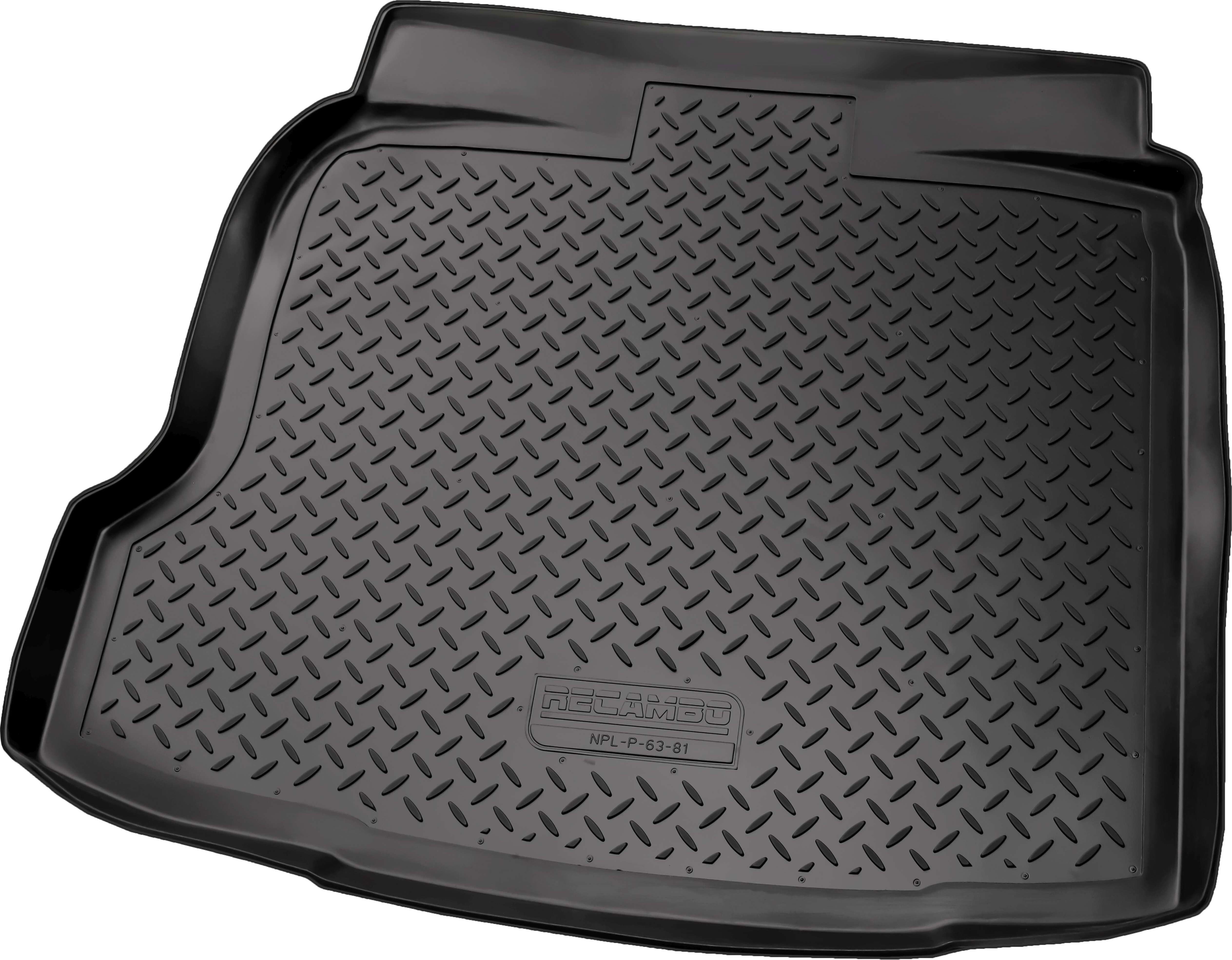 Tapis De Coffre 3D Sur Mesure Pour Tesla Model 3 (2017-2024, Hors Restylage) - Caoutchouc TPE, Bord Haut 5 Cm - Protection étanche Et Antidérapante